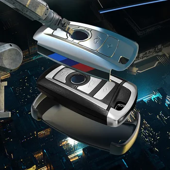 Cover chiate/telecomando per BMW 1 2 3 4 5 6 7 Serie X1 x3 X4 X5 X6 F30 F34 F10 F07 F20 G30 F15 F16 - Di modo ABS Auto in fibra di Carbonio Chiave A Distanza Della Copertura di Caso