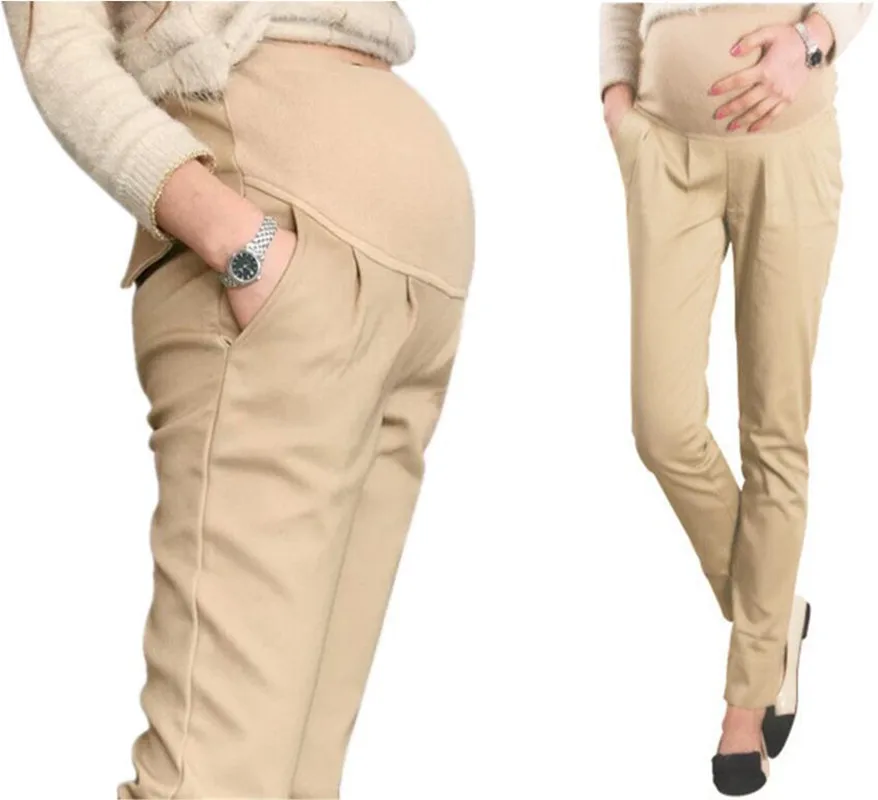 

Cotton Pregnant Pants Maternity Clothes For Pregnant Women Trousers Pregnancy Pant Gestante Pantalones Embarazada Clothing