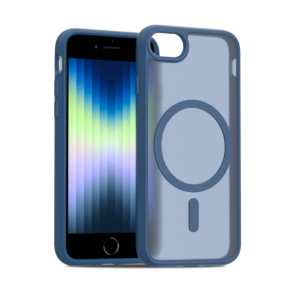 Enhanced Matte Translucent Phone Case with MagSafe Compatibility and Drop Protection