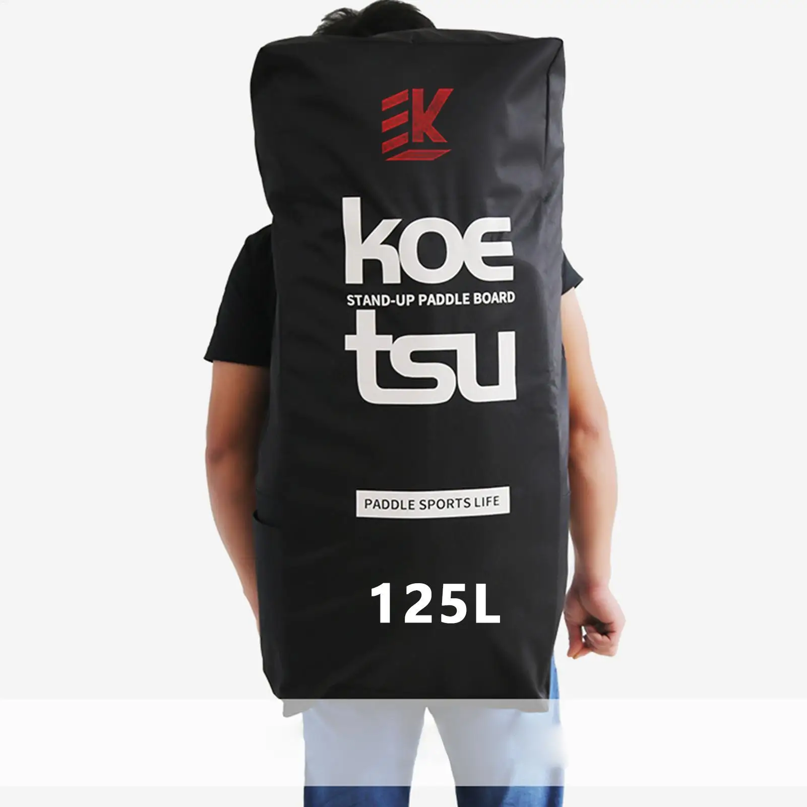 125L Travel Backpack for Inflatable Paddleboard SUP Stand Up Board Carrying Bag Shoulder Backpack