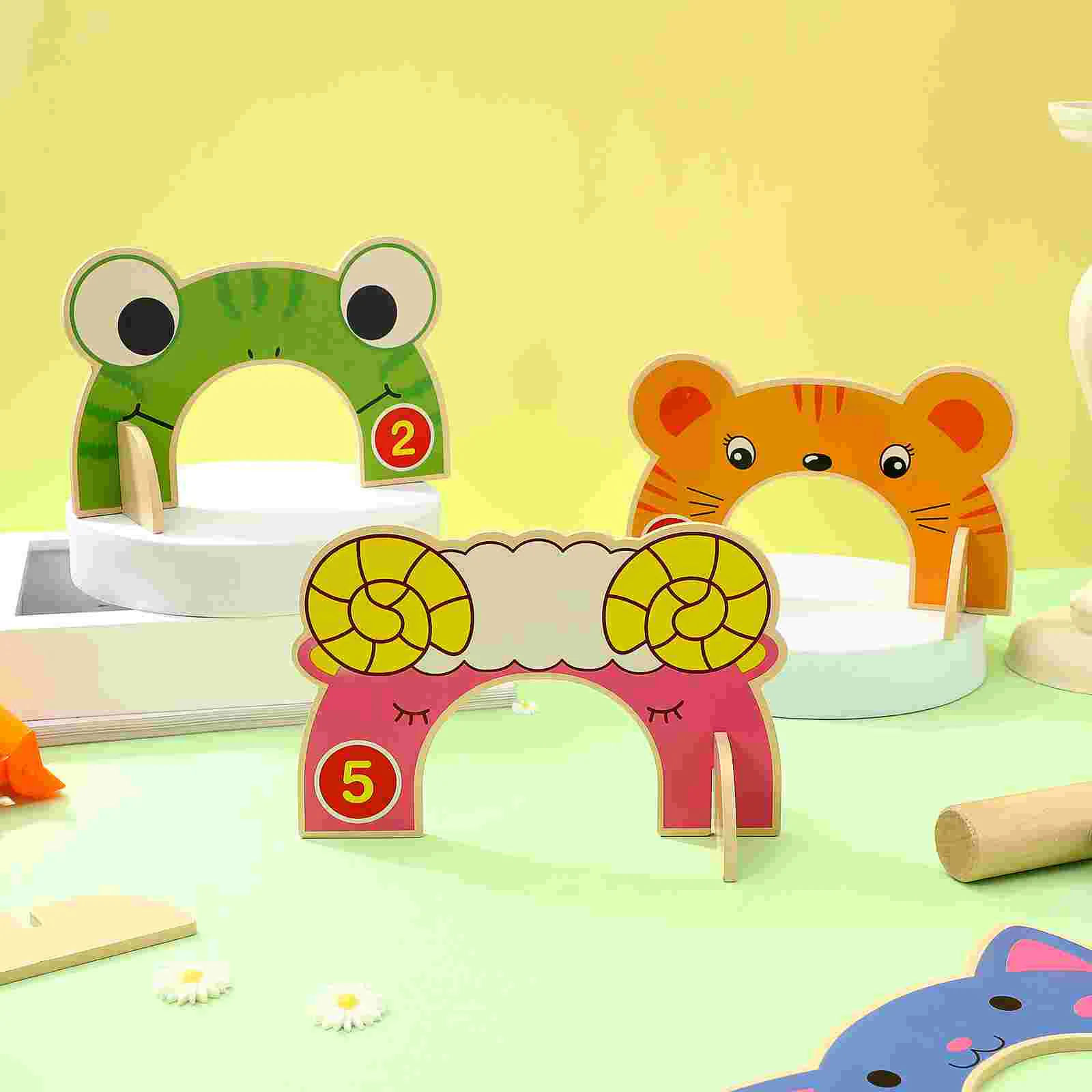 

Набор детских игрушек для игры на лужайку, с изображением животных