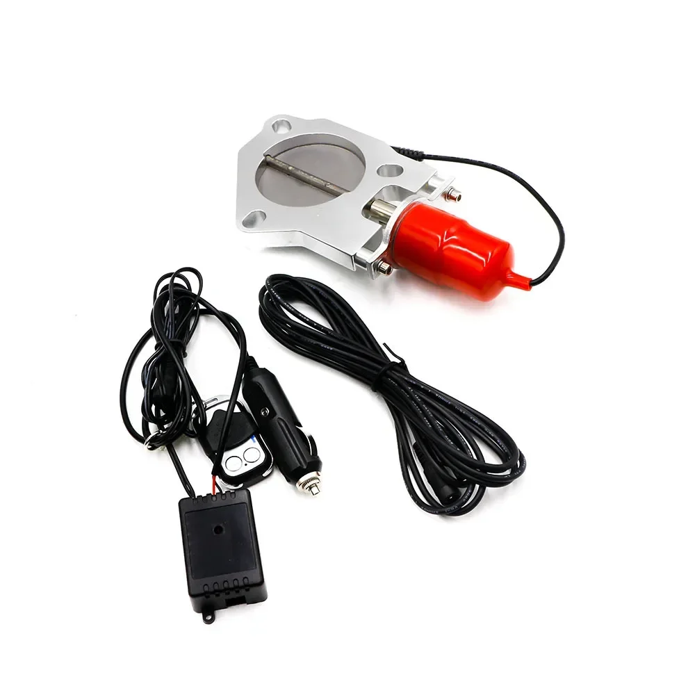 2" 2.25'' 2.5'' 3" Double Exhaust Control Valve With Remote Control Car Electric Exhaust Valve Cut outs Cutout kit Y Pipe