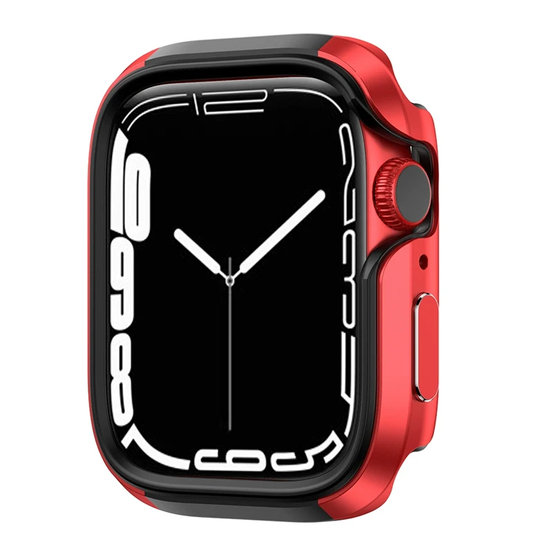Premium Metal Watch Case with Soft Silicone Protector Cover