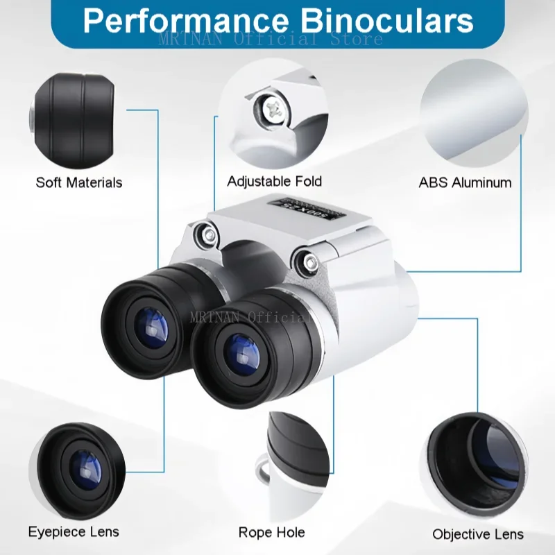 50000m Professional Powerful Binoculars Automatic Focusing Telescope HD High-magnification Low-light Portable Outdoor Binoculars 4