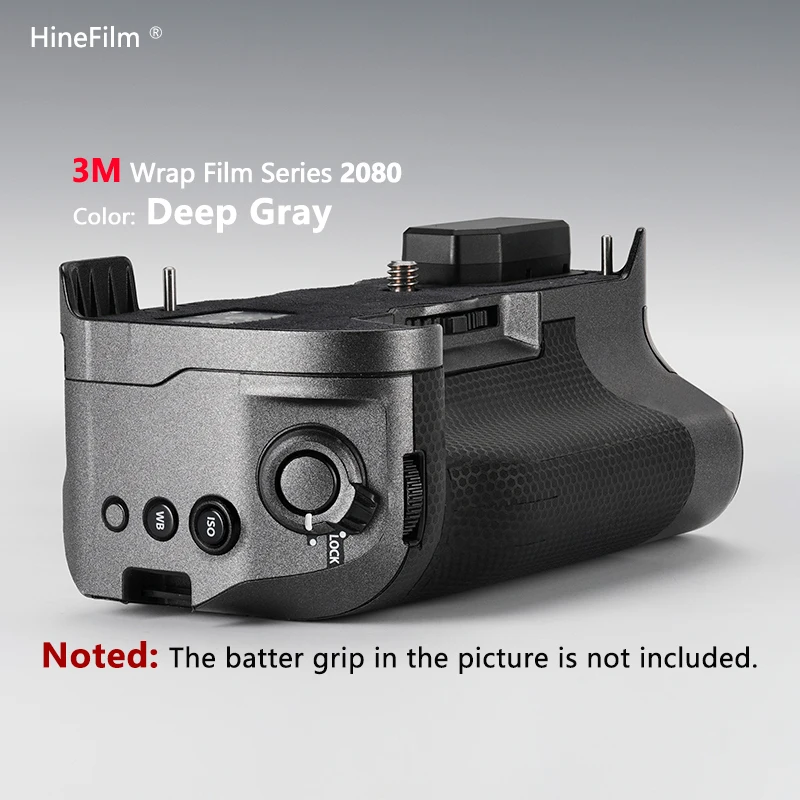Fujifilm VG-XH 카메라 배터리 그립 랩 커버 스킨 데칼 용 Hinefilm 스킨 Fujifilm X-H2 X-H2S 카메라 배터리 그립 스티커