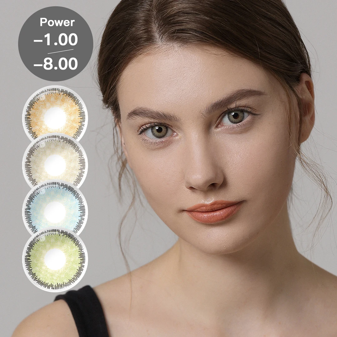1.008.00 Myopia Lenses With Grade Soft Color Contact Lens For Vision