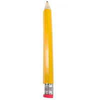 Yellow Octagonal Wooden Large Pencils Students Stationery Portable Funny Writing Tools Cartoon Drawing Pens Comically Giant Wood 1