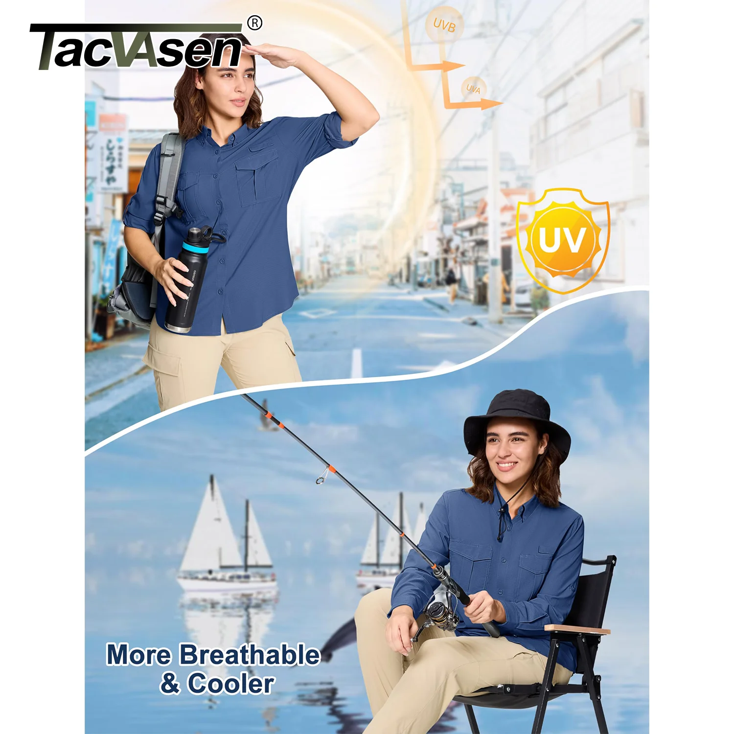 Women’s UPF 50+ Fishing Shirt 3