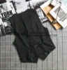 New V Neck Pinstripe Men's Vest Slime Fit Single Breasted Business Casual Men's Waistcoat For  Groomemsen Wedding 4