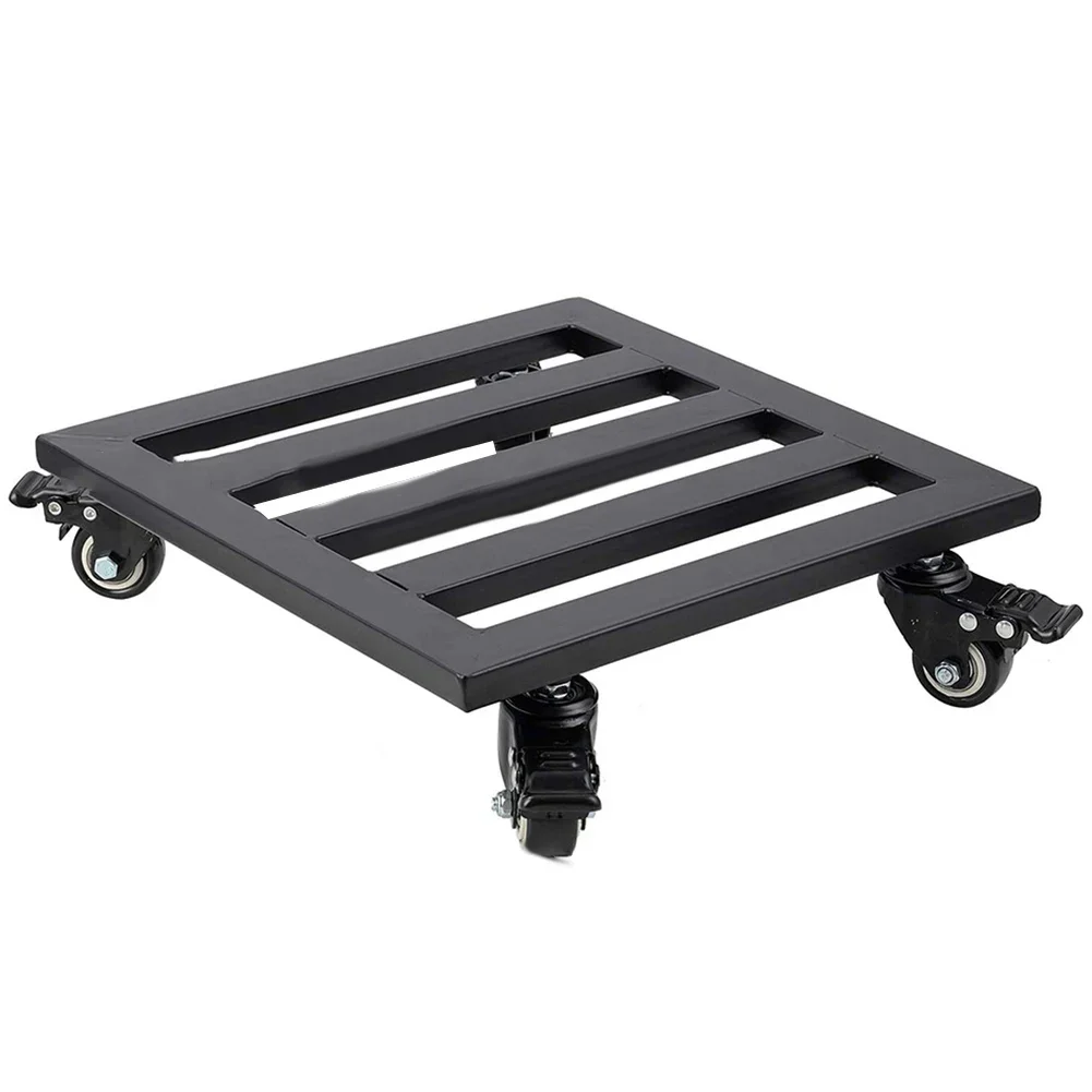 1pcs With Wheels Square Rolling Plant Stand 12/9 Inch Plant Dolly 23*23*8cm 30*30*8cm Outdoor Garden Tool Parts