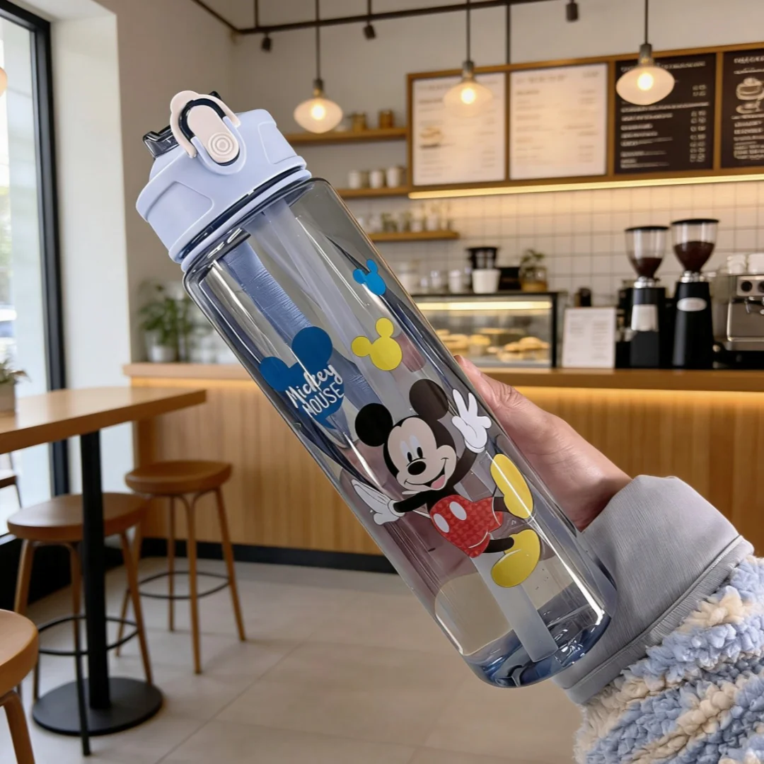 Whimsical Cartoon Pattern Water Bottle - Durable, Reusable, Scratch-Resistant, and Leak-Proof Design