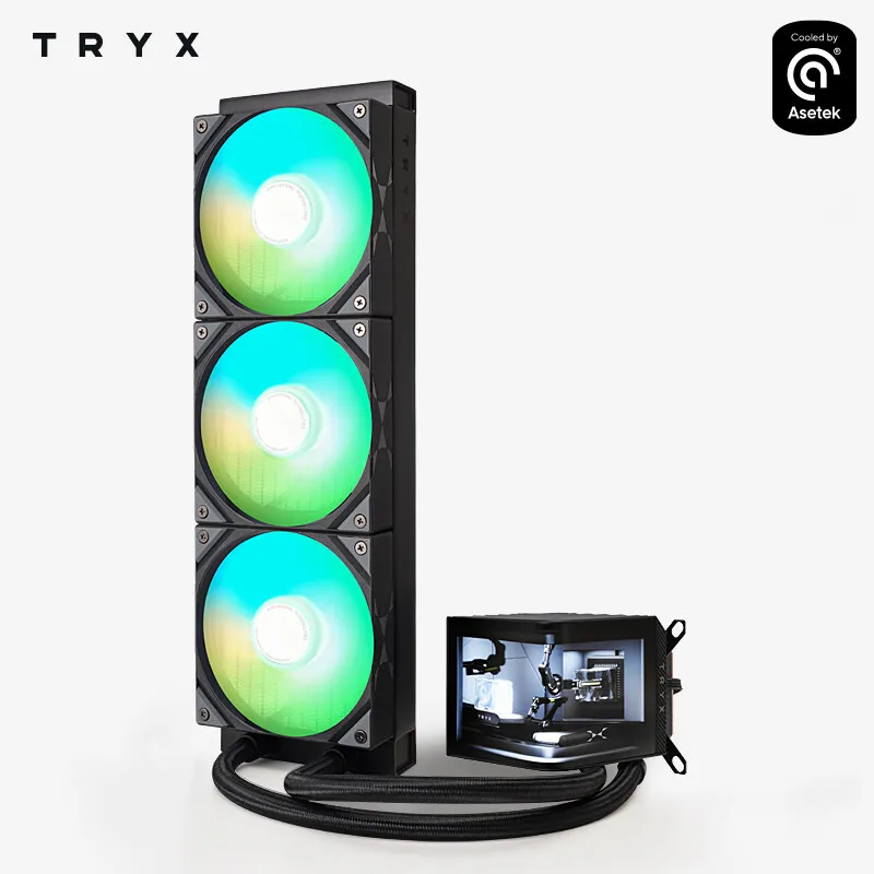 PC用ファン・クーラー TRYX PANORAMA SE 360 ARGB Amazon.com: TRYX Panorama SE 360 ARGB 360mm AIO 6.5'' AMOLED