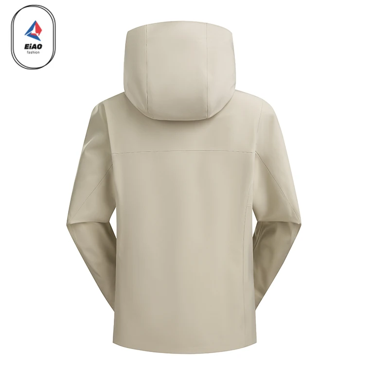 EIAO Yama Style Rain Jacket Men 2025 Travel Jogger Rainproof Windproof Windbreaker Autumn Fashion Soft Shell Hooded Coat Wome