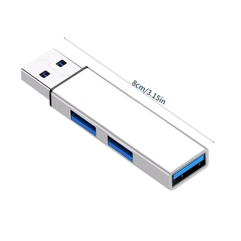 노트북, PC용 USB C 허브 USB 분배기, 전원 공급 장치 데이터 전송을 위해 여러 USB 장치를 쉽게 연결