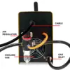 Susemse CUT50 Digital Panel Plasma Cutter Portable 110/220V Plasma Cutter Machine On metal 50A DC IGBT Inverter 4