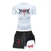 Anime Berserk Compression Set Men's Workout Gym Tshirts Breathable Running Shorts Quick Dry Sports Rash Guard Sportwear Set 5