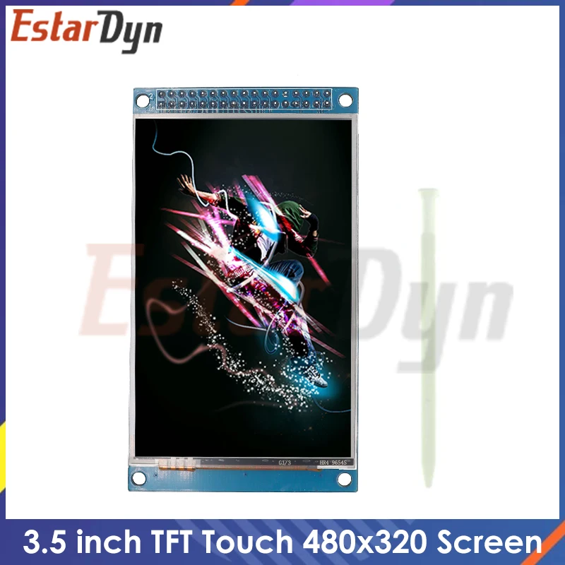 

3,5 дюймовый сенсорный ЖК-экран TFT, модуль 480x320 ST7796U ЖК IC, ЖК-дисплей для платы Arduino UNO MEGA2560 с сенсорным экраном