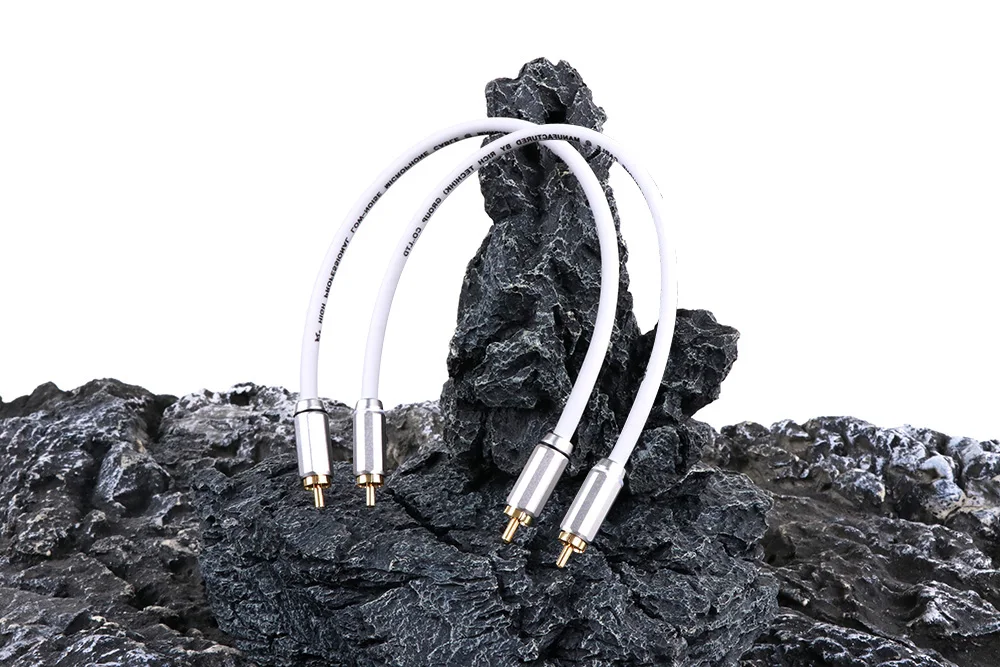 90-Grad-RCA-Stecker auf rechtwinkliges Cinch-Stecker-Stereo-Audio-Verlängerungskabel für Heimkino, HDTV-Verstärker, Hi-Fi-System, Lautsprecher – Detail 18