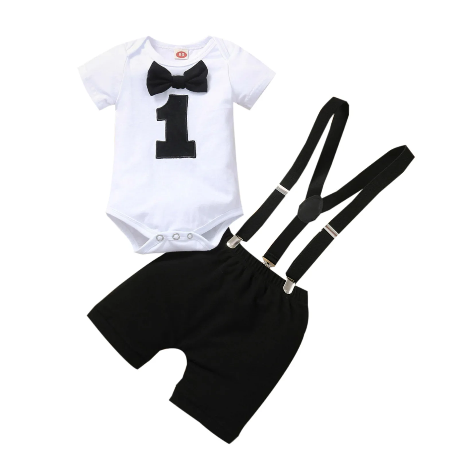 Baby Boy One Year Birthday Outfit 1st Birthday Boy Outfit Toddler Clothes  Birthday Party Formal Clothing Red Black Gray - AliExpress, image size:1600x1600