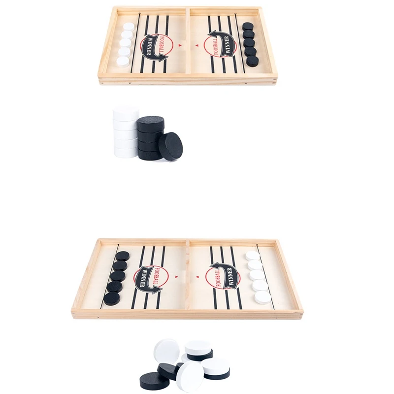 New-A28M-Wooden Bouncy Chess, Double-Player Bouncy Chess, Double-Player Wooden Fun Family Parent-Child Interactive Props