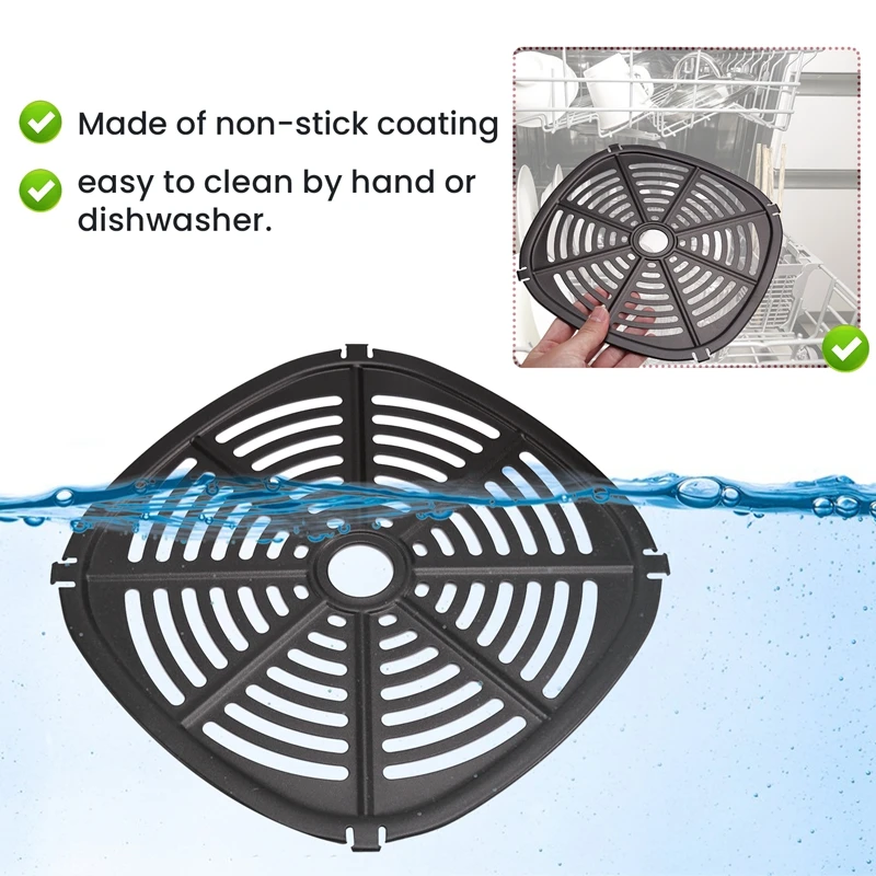 Air Fryer Accessories Partition Plate Frying Plate Steaming Grill Rack Baking Tray