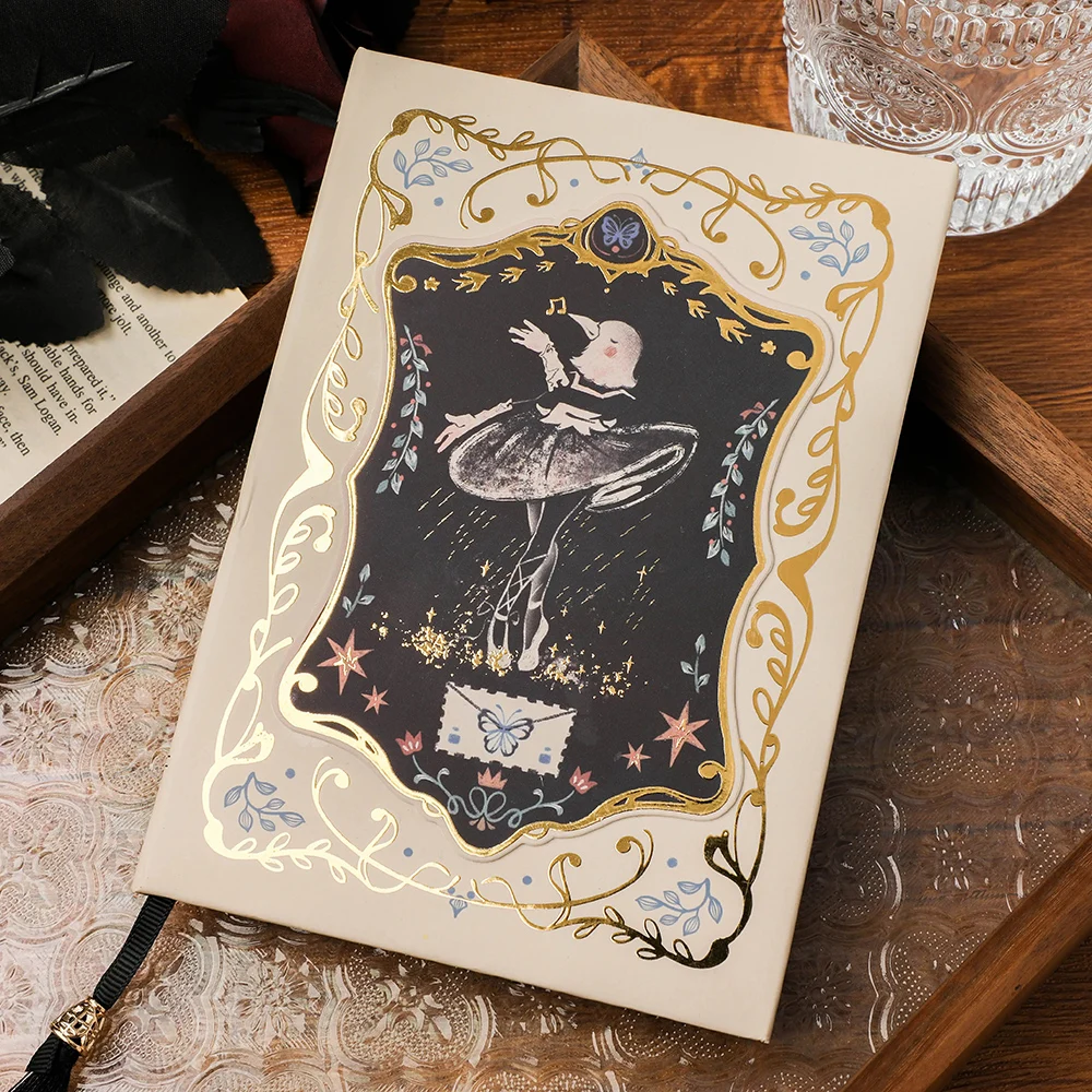 Gothic Series Hardcover Diary - Retro Design with Color Illustrations