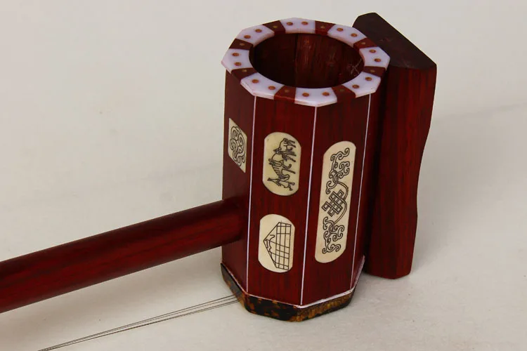 Treble Sihu rosewood bone carving Mongolian stringed instruments