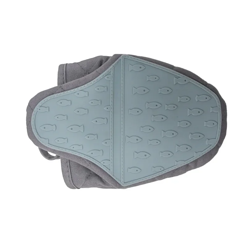Fish Shaped Silicone Anti-Scald Kitchen Oven Gloves