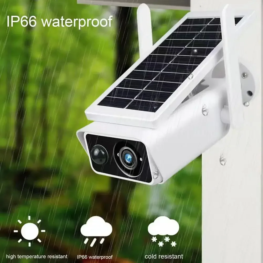 

Sensor Motion Detection 2-Way Audio IP66 Waterproof Solar Security Cameras Wireless Outdoor WiFi Security Camera With IR