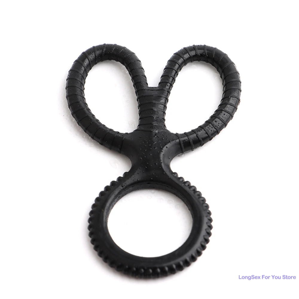 Penis Ring for men Delay Ejaculation Reusable Silicone Cock Ring Penis Enlargement Sexy Slave Stretchy Sex Toys silicone penis ring penis ring silicone penis rings
