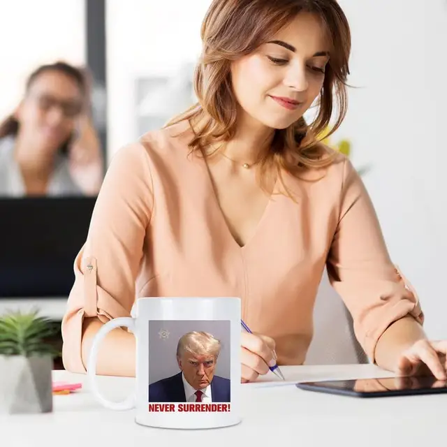 Trump Coffee Mug 400ml Coffee Mug Tea Cup Effortless Holding Microwavable Dishwasher Safe Ceramic Coffee Mug Cup 3