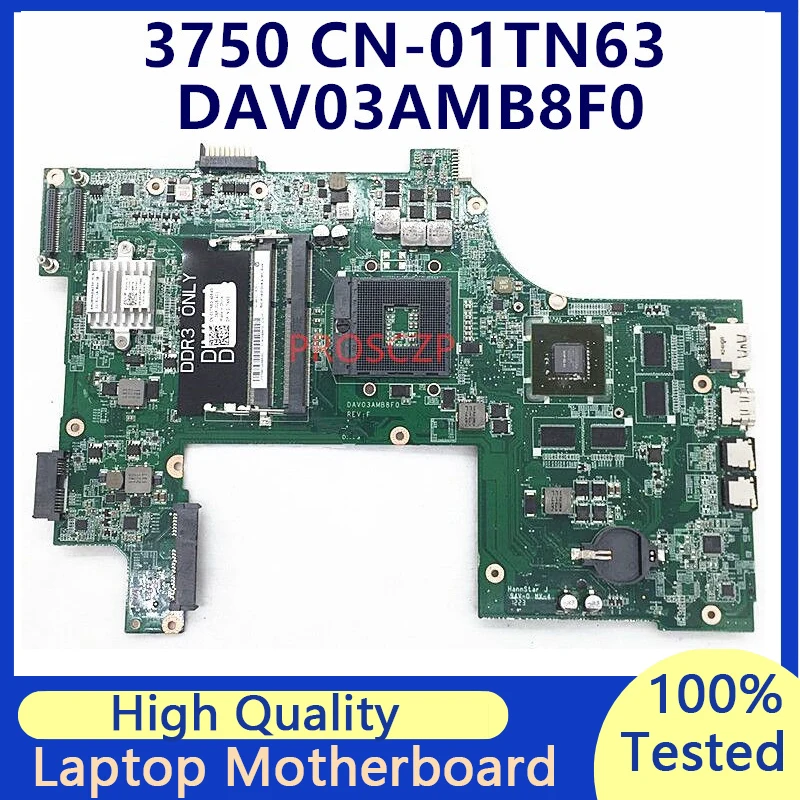 

CN-01TN63 01TN63 1TN63 Mainboard For DELL 3750 V3750 Laptop Motherboard HM67 GT525M 1G DAV03AMB8F0 100% Full Tested Working Well