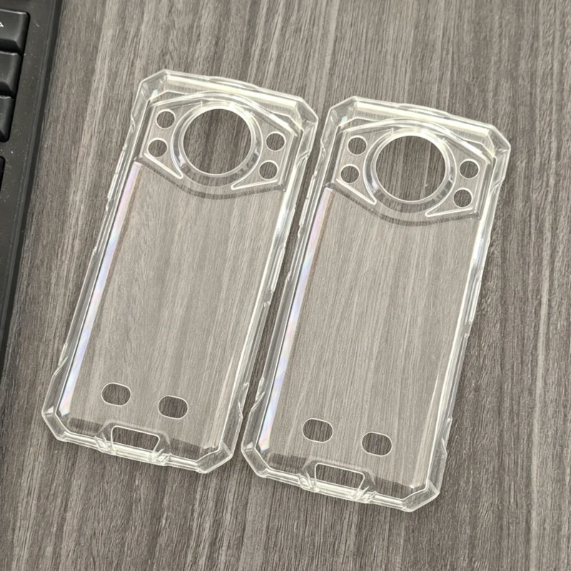 Transparent Black TPU Phone Case - Silicone Soft Protective Back Cover