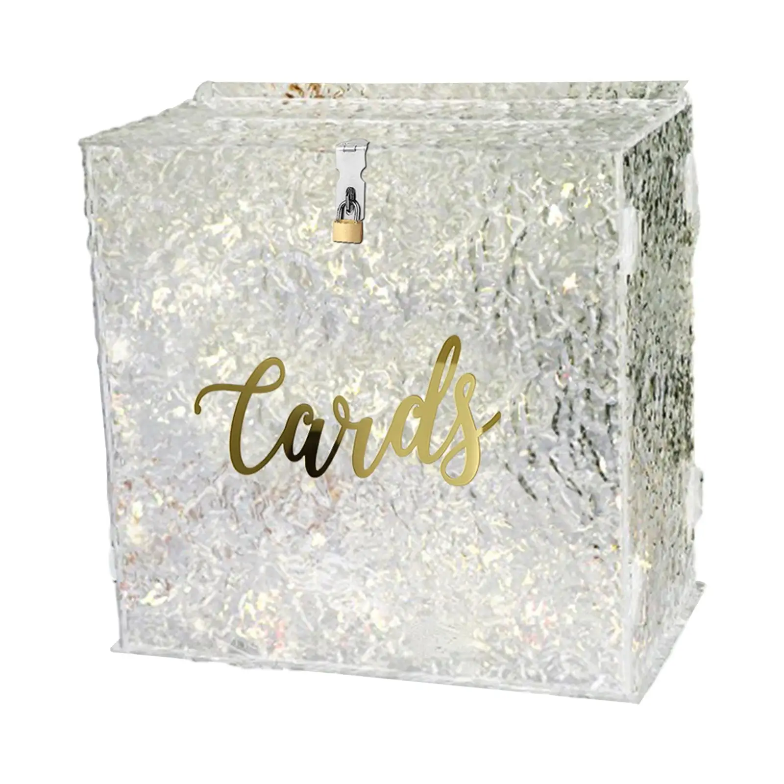 Caja de tarjetas acrílicas con ranura para recuerdos de fiesta, caja de  tarjetas de felicitación, caja de tarjetas de boda acrílica para decoración  de recepción de cumpleaños y boda - AliExpress, image size:1600x1600