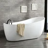 Modern Interior Free Stand Alone Acrylic Bathtub Bath Tub Bathroom Freestanding Alone Soaking Bathtubs 1