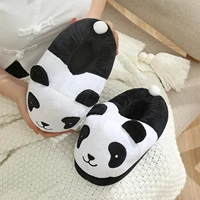 Adult Unisex Cartoon Panda Slippers Cute Plush Slippers Winter Indoor Warm Funny One Size for Indoor Bedroom Shoes Home Slippers - Image 3