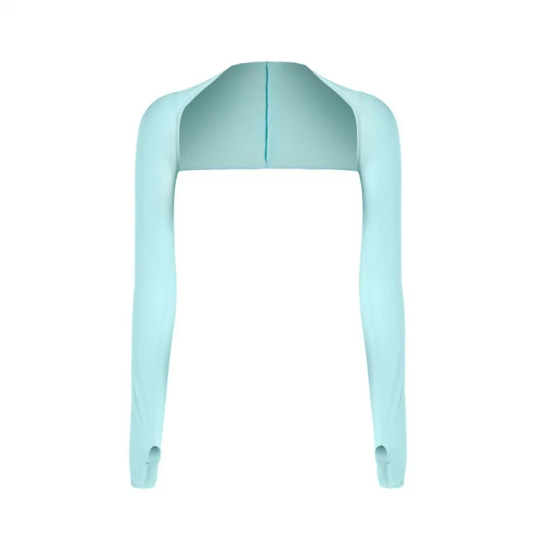 Golf Sun Visor Shawl Sleeve Outdoor Men's and Women's Sports Cycling Ice Silk One-shoulder Sleeve