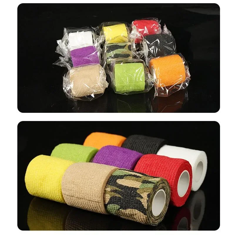 Black Tattoo Grip Bandage Cover Wraps Tapes Nonwoven Waterproof Self Adhesive Finger Wrist Protection Tattoo Accessories tattoo grip cover
