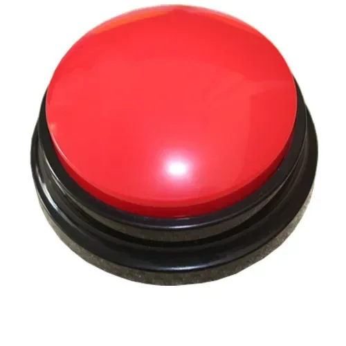 Recordable Talking Pet Sound Button for Communication Training and Interactive Play