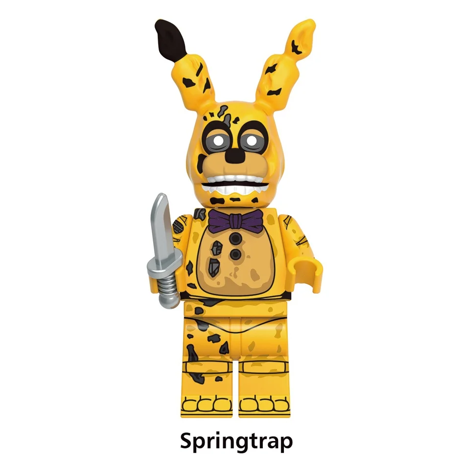 FNAF Nights Game Mini Figure Building Blocks - Skeleton Thriller Gift Set