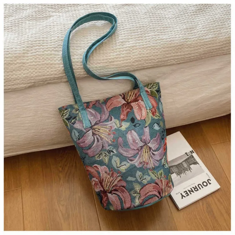 Women's Winter Bucket Tote - Large Capacity Premium Commuter Shoulder Bag, Fashionable Textured Autumn