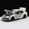 1/32 Mitsubishi Lancer EVO Final Edition JDM Racing Toy Car Model Diecast Metal Miniature Collection Gift For Children Boys 3
