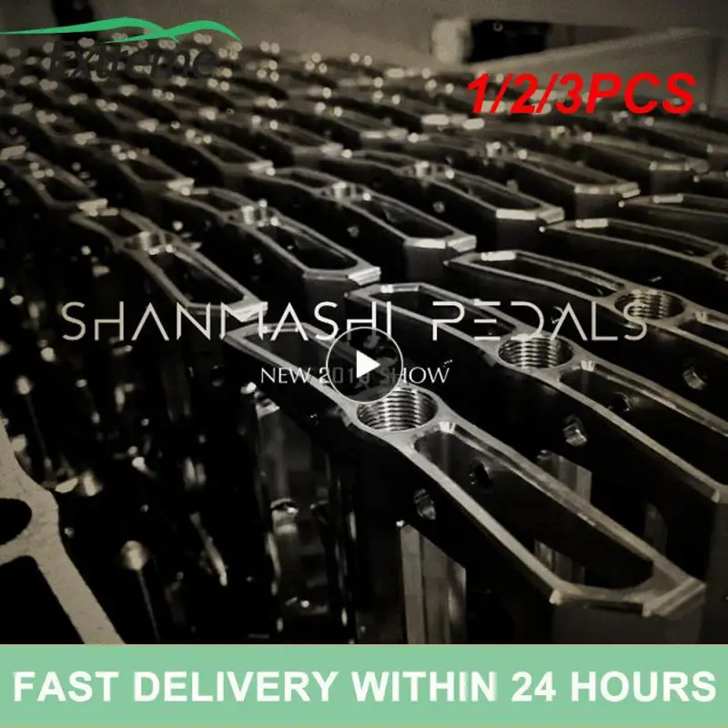 

1/2/3 шт. F336, светоотражающие велосипедные педали, 3 подшипника, Нескользящие педали для горного велосипеда, плоские водонепроницаемые педали из алюминиевого сплава