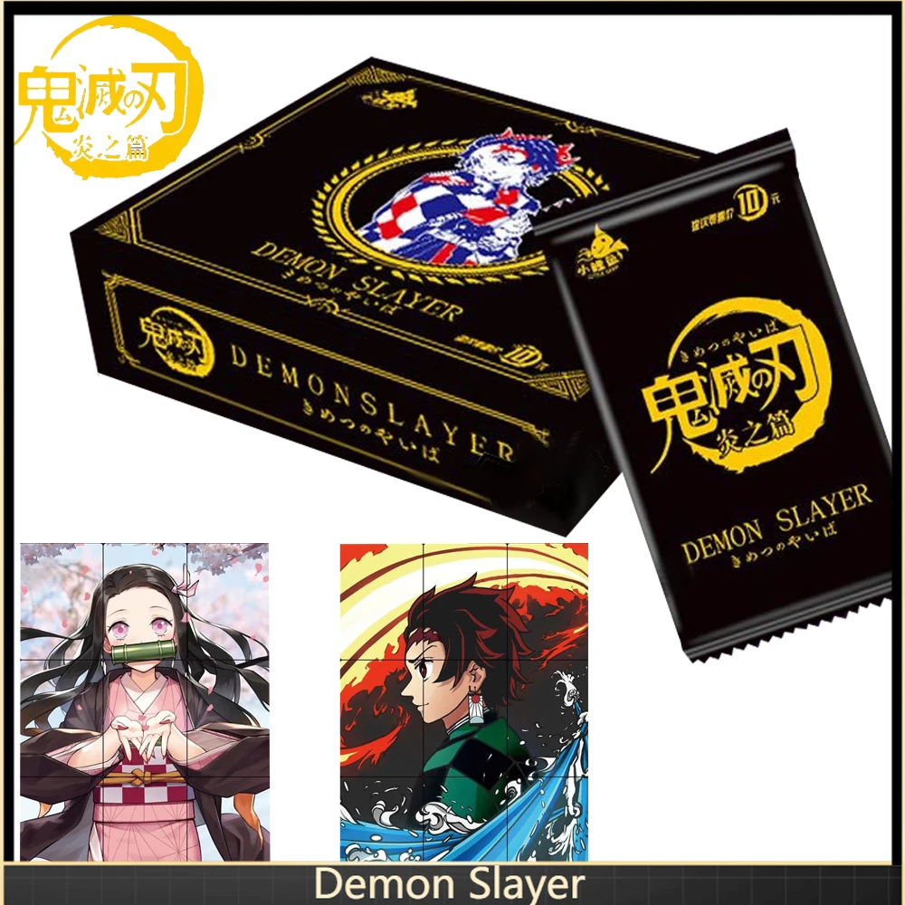 

Original Demon Slayer Cards Full Set Diamond Flash Rare SSP SP Tanjirou Kamado Nezuko Character Collection Card Child Toys Gifts