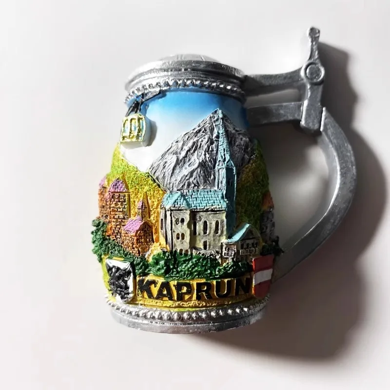 Magnete Frigorifero Orologio A Cucù Austria - Souvenir 3D In Resina O