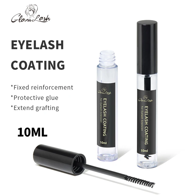 GLAMLASH 2Pcs 10ml Eyebrow Gel Waterproof Transparent Eyebrow & Eyelash Fixed Gel Long Lasting Eyebrow Mascara Makeup Gel