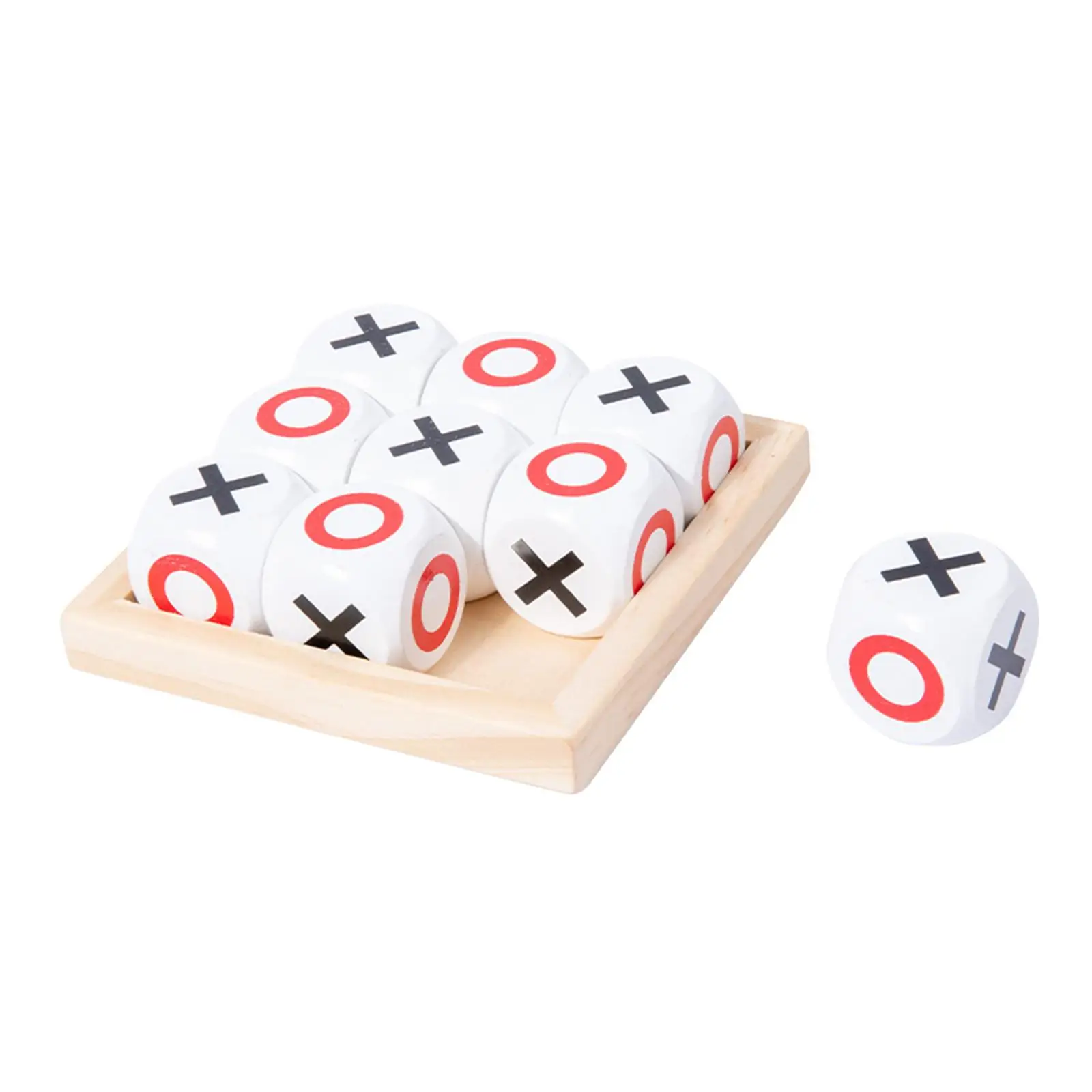 Tic TAC Toe Board Game Xoxo Chess Board Game Fun Hand Crafted Noughts and Crosses for Kids Outdoor Indoor Adults Gifts Travel