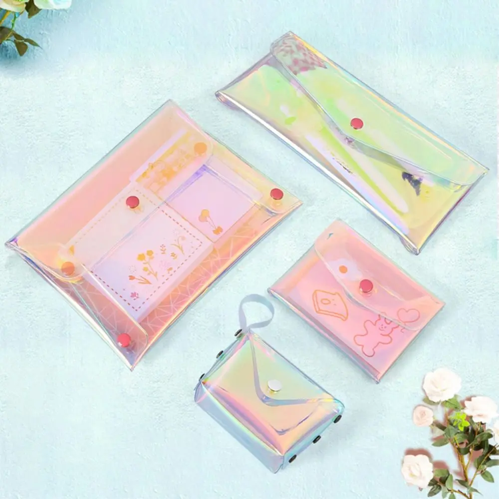 High Quality Transparent Pocket Wallet Multifunctional Waterproof Cosmetic Bag PVC Storage Bag Men&Women