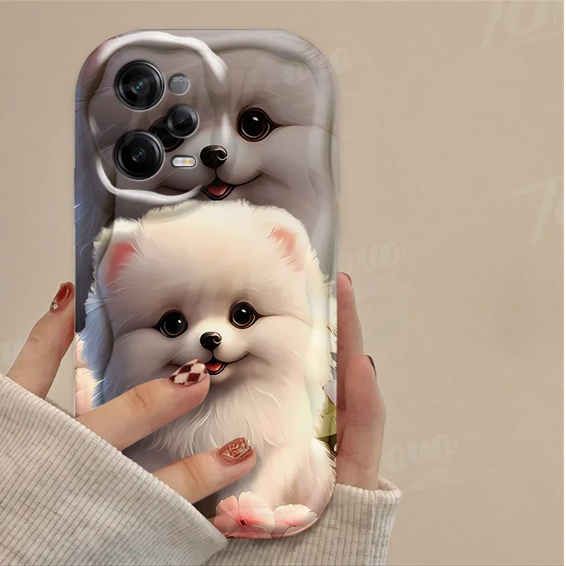 Soft Silicone Phone Case With Lucky Rabbit And Dog Design_voghion.com