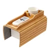 Couch Cup Holder, Couch Drink Holder, Natural Bamboo Sofa Cup Holder Armrest Tray, Portable Couch Arm Tray Table Durable 1
